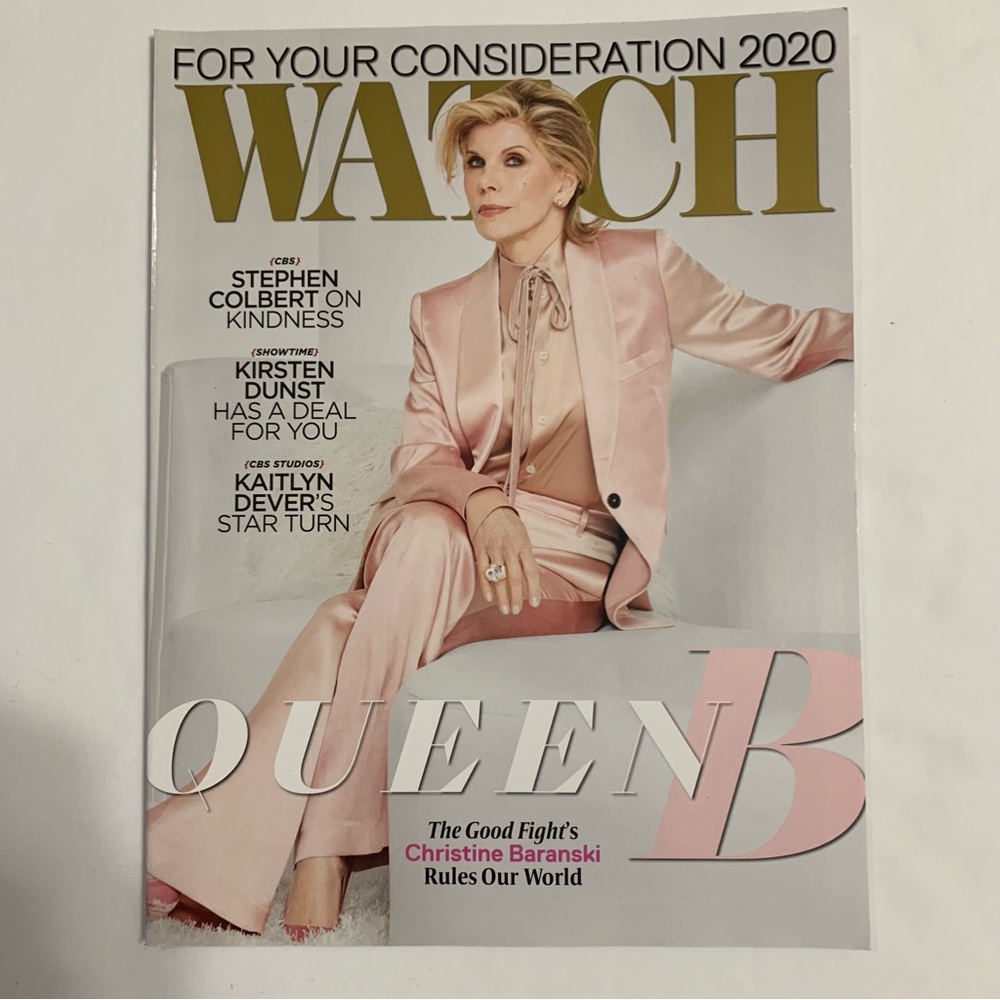 Watch Christine Baranski “Queen B” Issue May/June 2020 Magazine